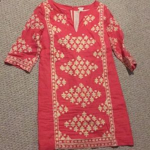 J. Crew linen tunic dress